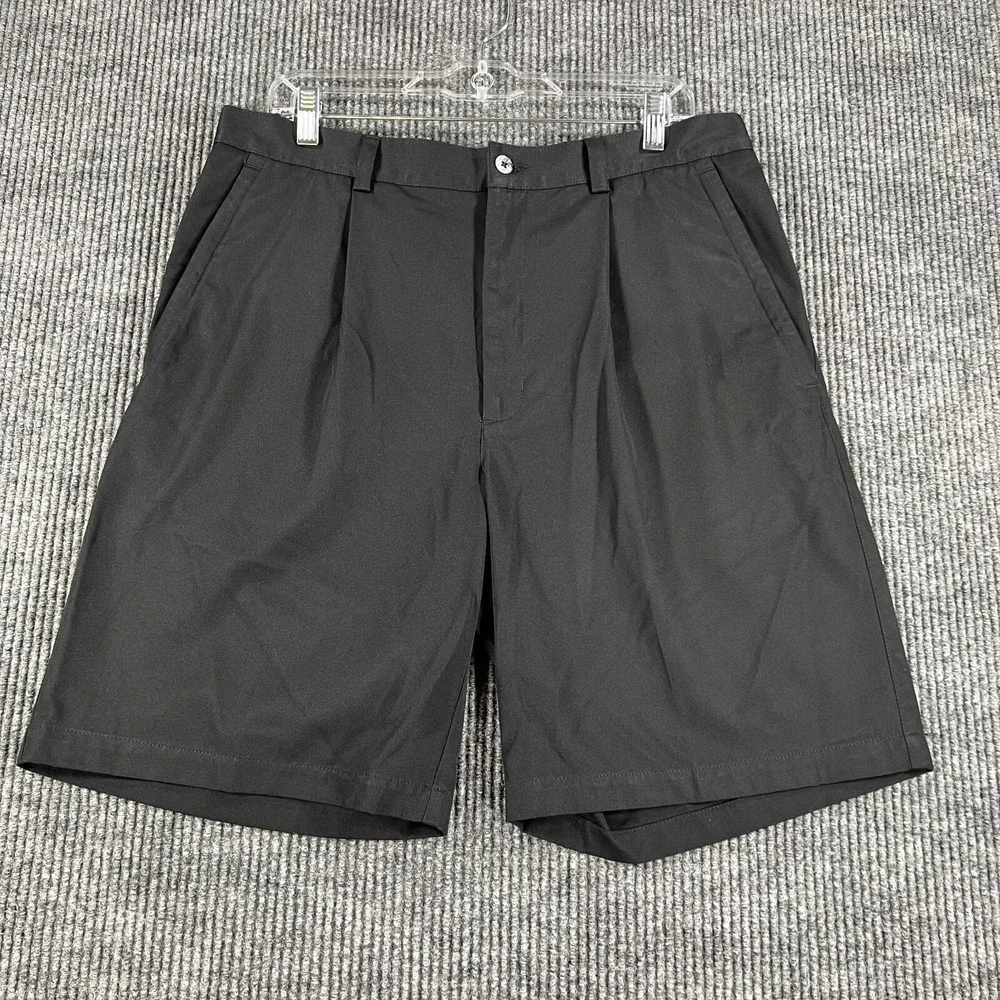 Nike Shorts Mens Size 34 Black Chino Golf Casual Outdoor Lightweight Fit Dry